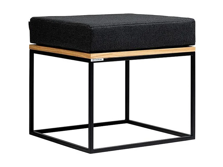 Puf negro Tensio sólido puf