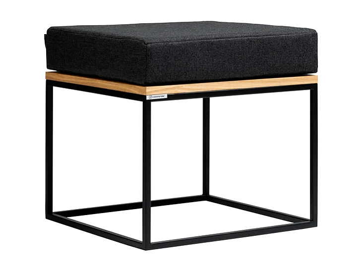 Pouf zwart Tensio solide poef