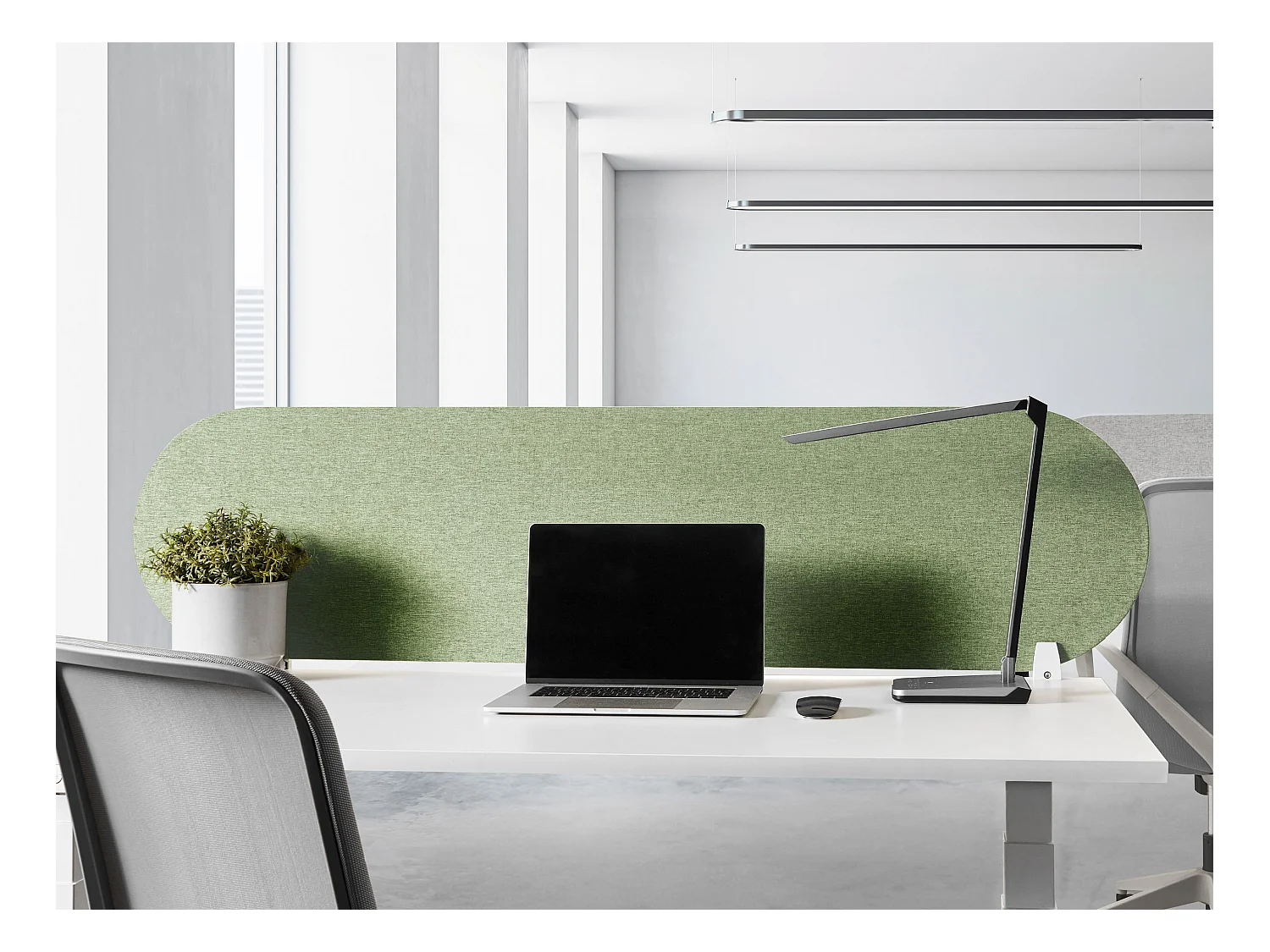 Cloison amovible de bureau Vert SPARKY