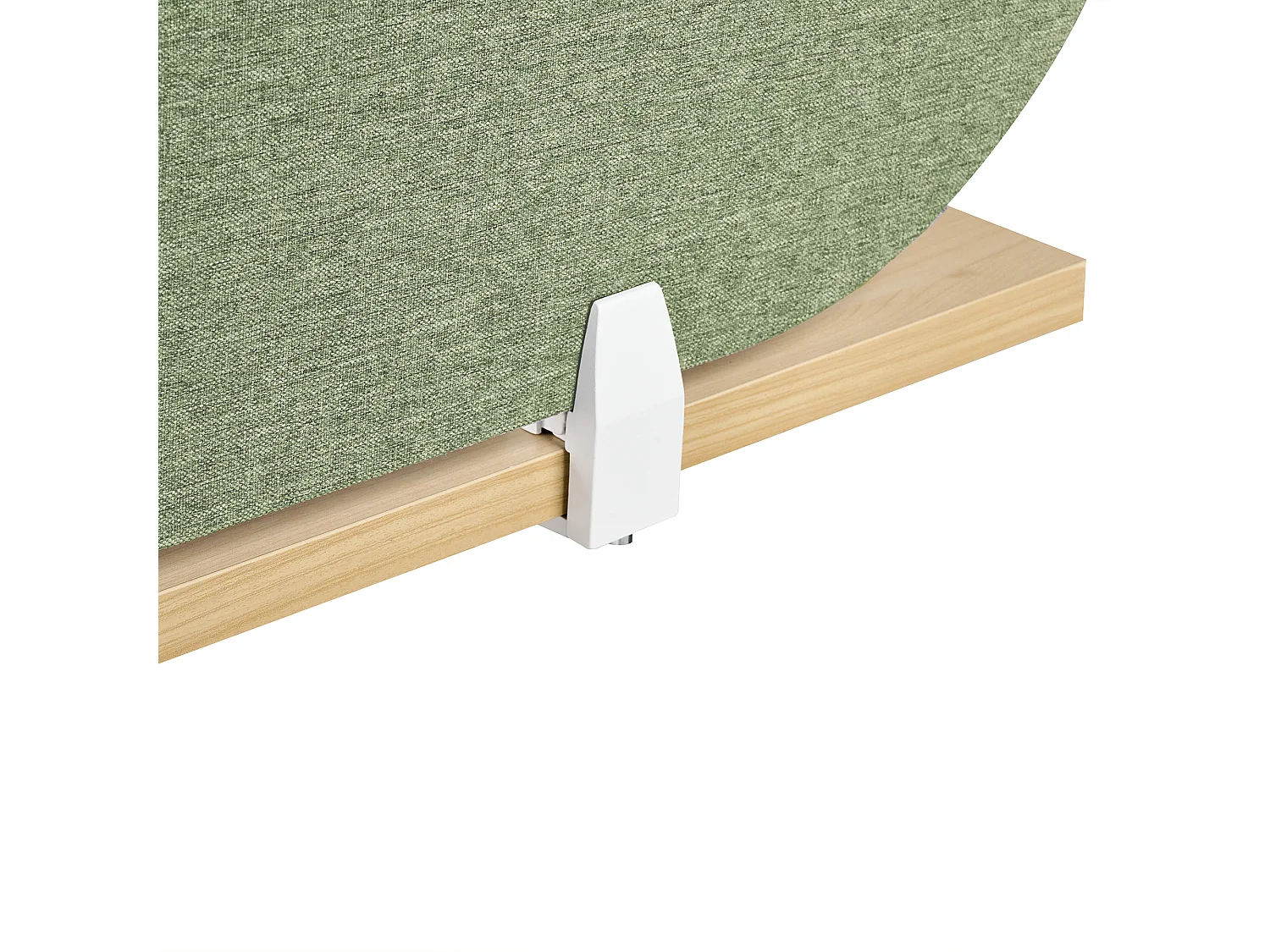 Paravent de bureau 160 x 40 cm vert SPARKY