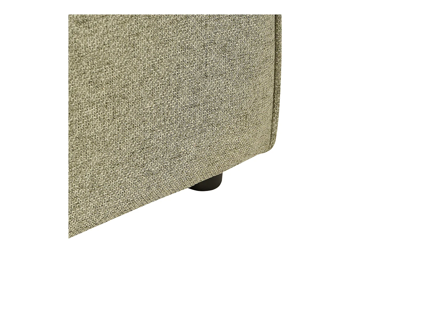 Ottoman BRANDE Tissu Vert clair