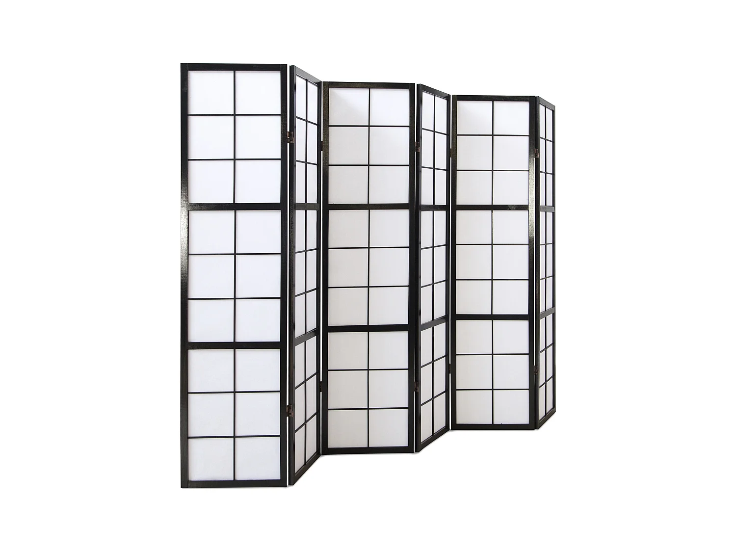 Kamerscheider 175×264×2.2 cm Zwart Shoji