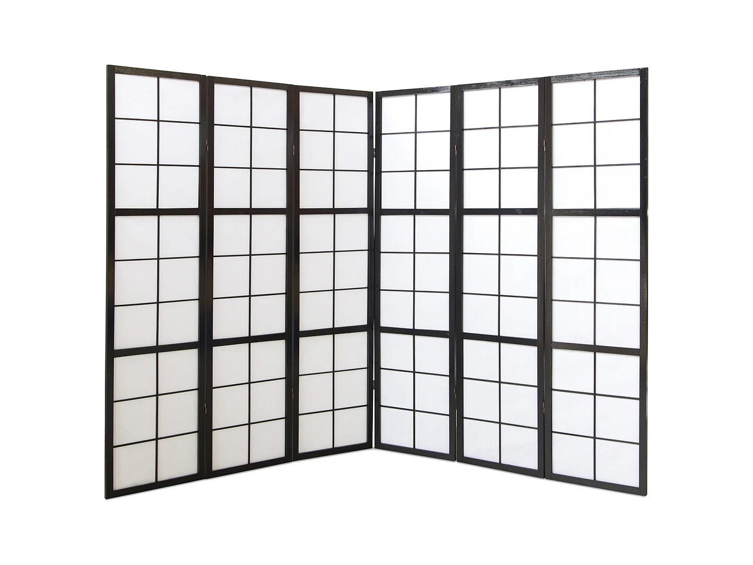 Kamerscheider 175×264×2.2 cm Zwart Shoji