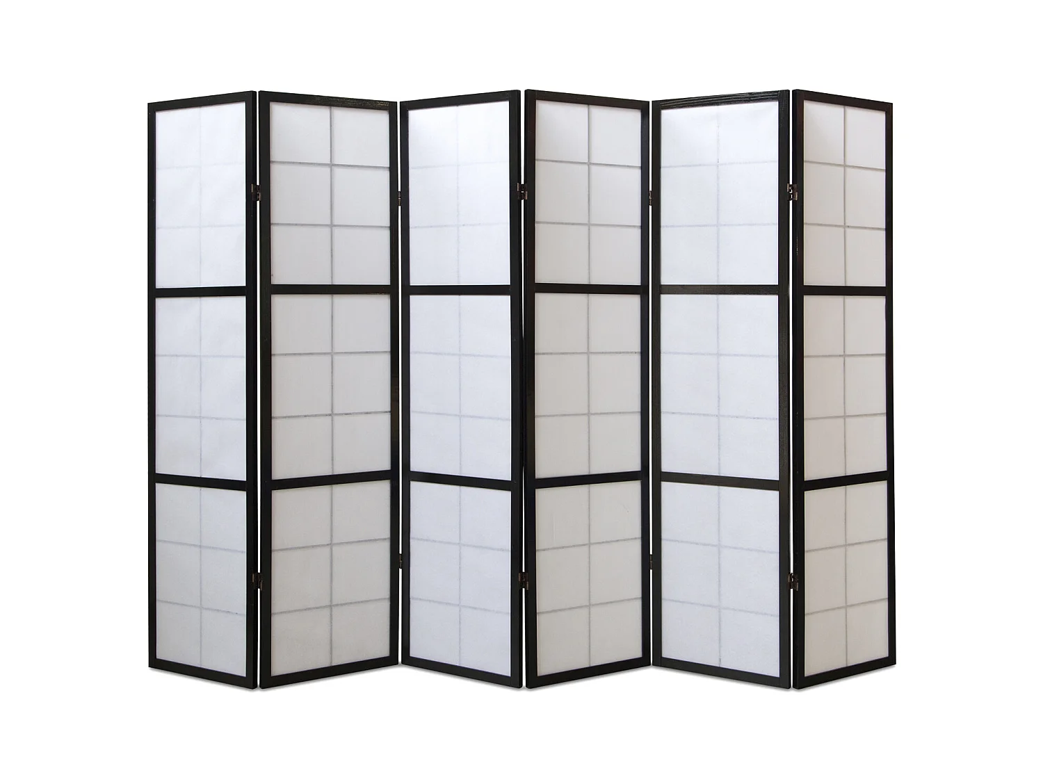 Kamerscheider 175×264×2.2 cm Zwart Shoji
