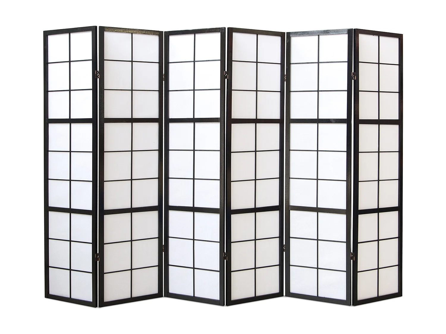 Paravent 175×264×2.2 cm Noir Shoji