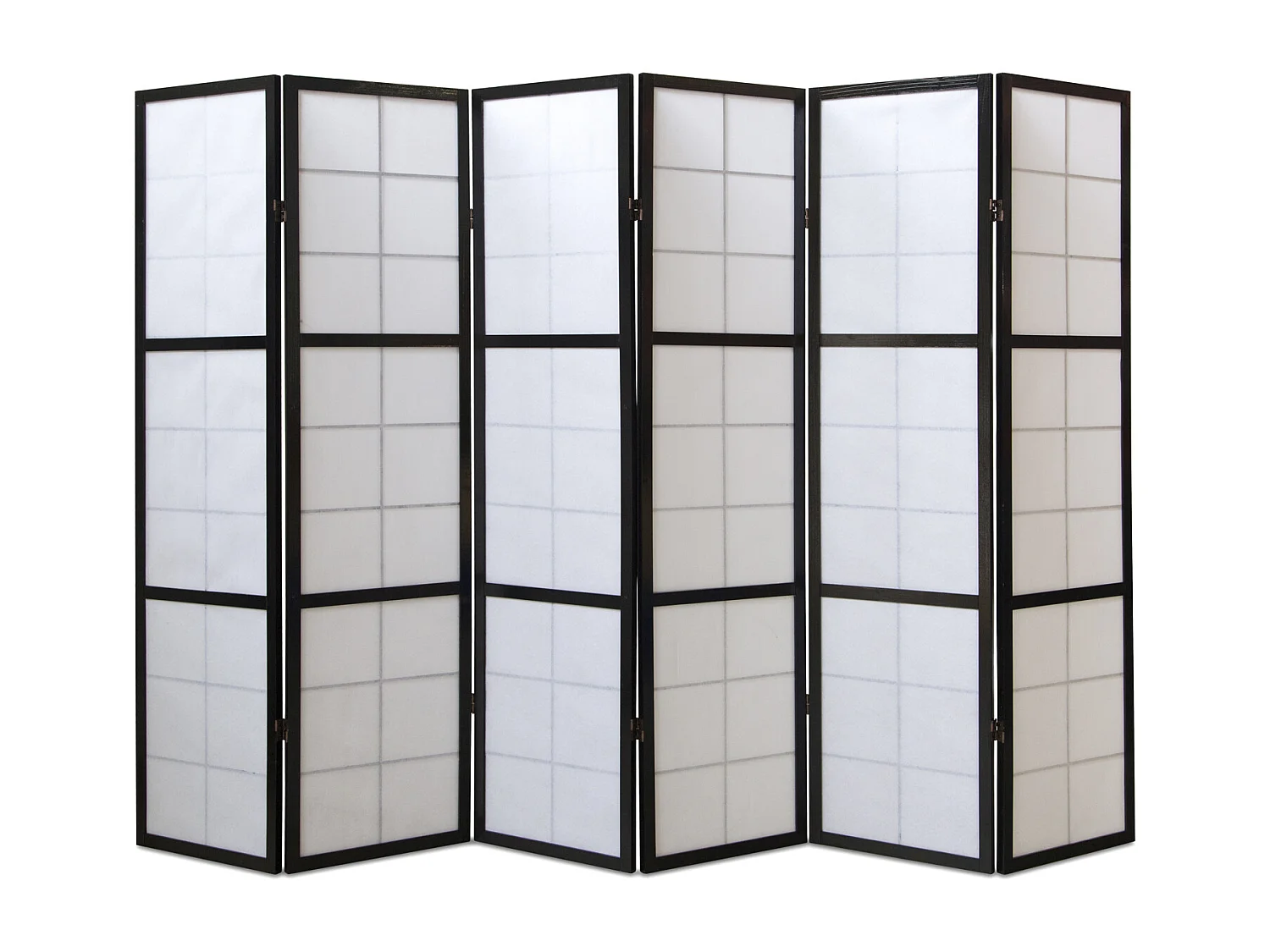 Paravent 175×264×2.2 cm Noir Shoji