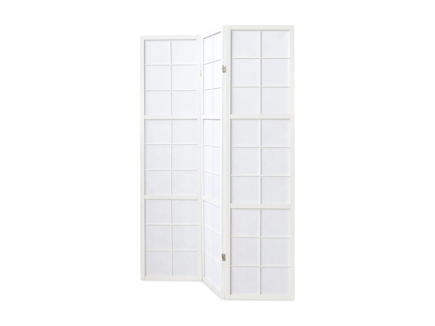 Raumteiler 175x132x2,2 cm weiß Shoji