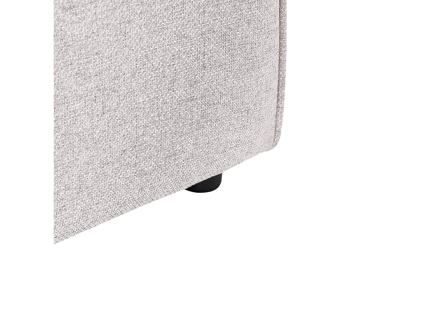 Ottoman BRANDE Tissu Marron clair