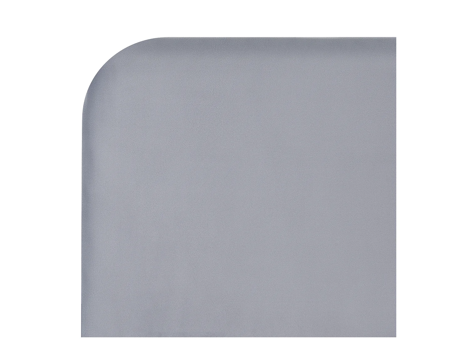 Lit avec sommier Velours FLAYAT 120 x 200 cm Gris