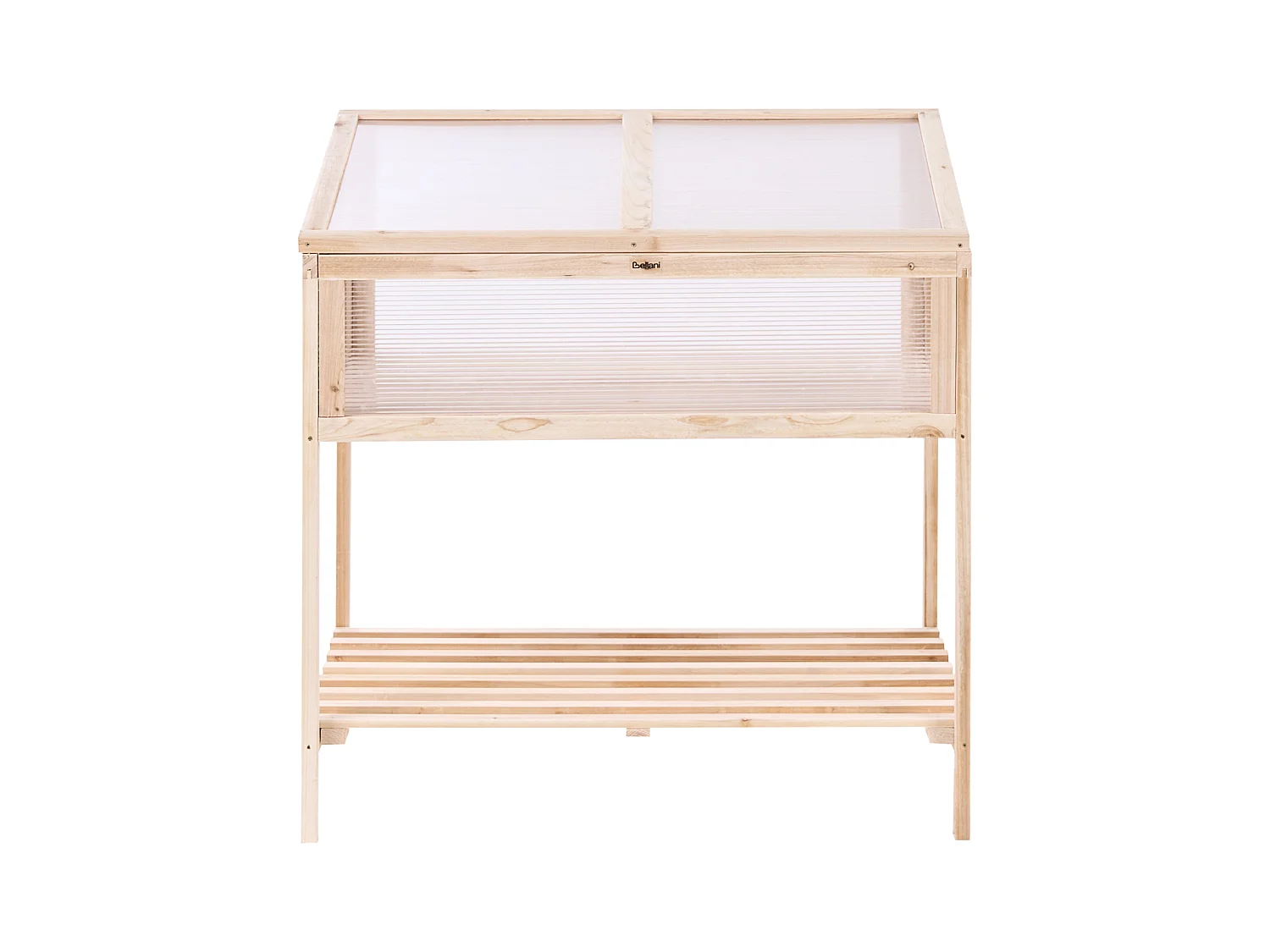 Serre de balcon ARANOVA Bois de sapin Marron clair 58 cm