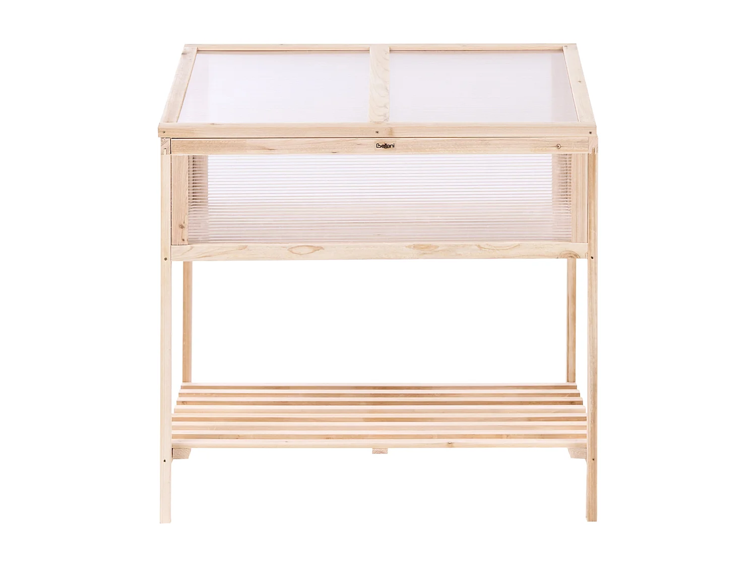 Serre de balcon ARANOVA Bois de sapin Marron clair 58 cm