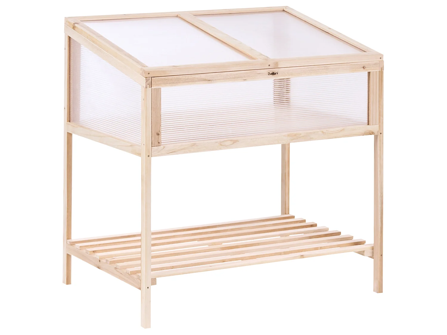 Serre de balcon ARANOVA Bois de sapin Marron clair 58 cm