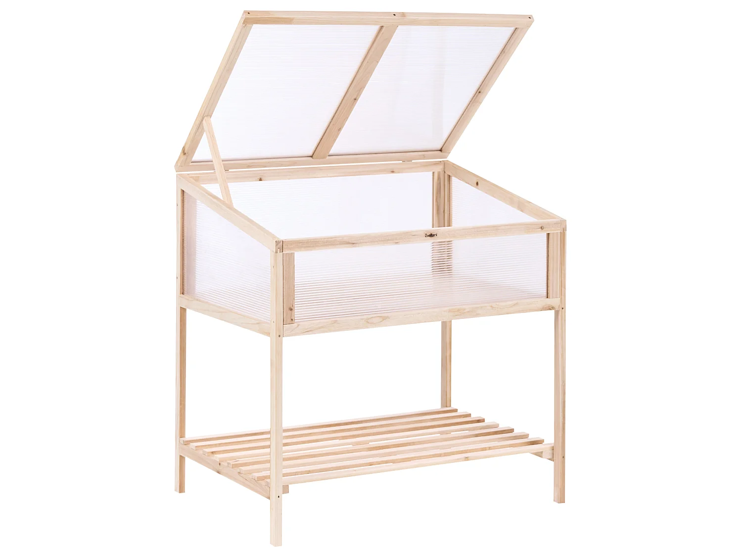 Serre de balcon ARANOVA Bois de sapin Marron clair 58 cm