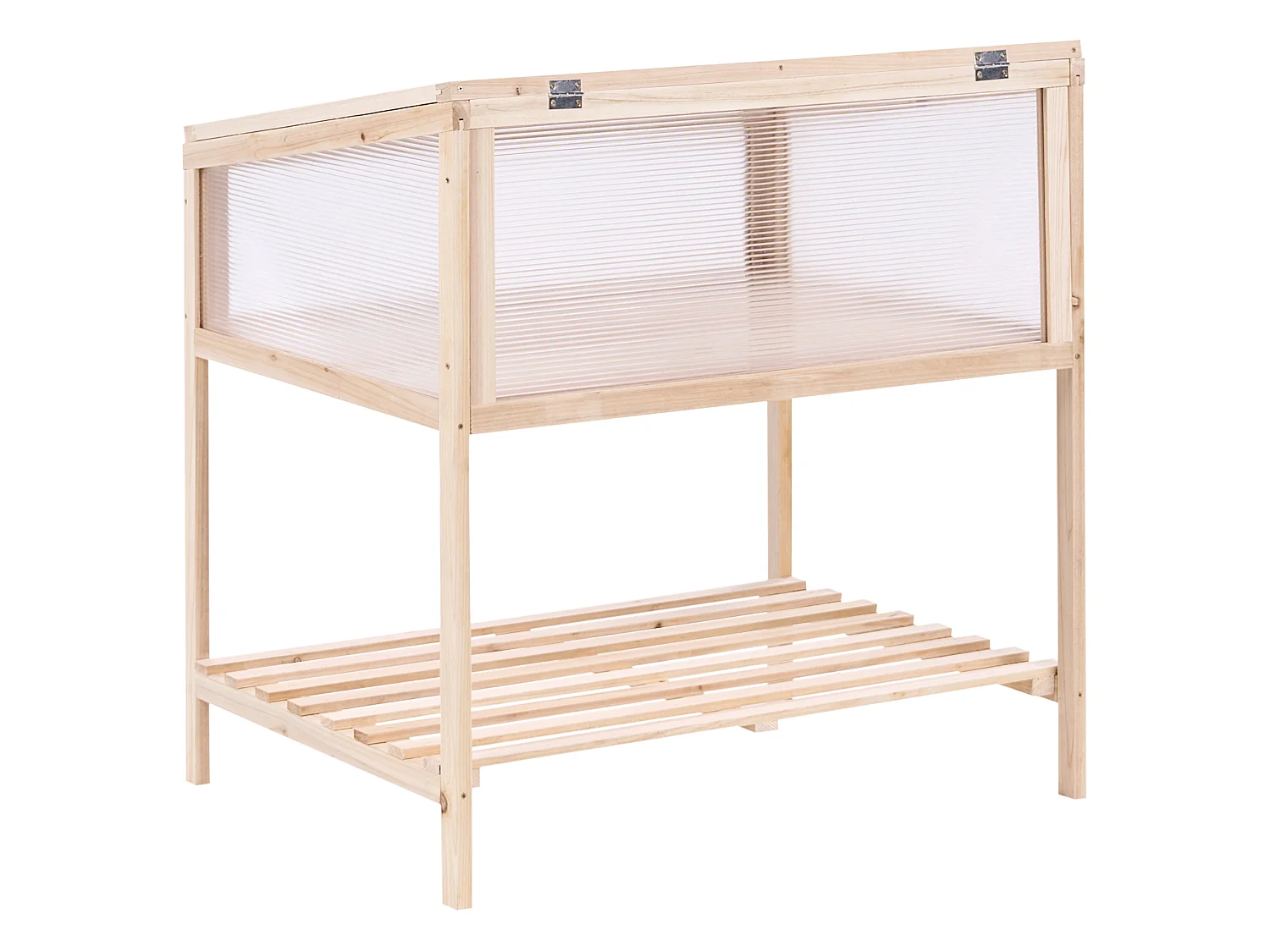 Serre de balcon ARANOVA Bois de sapin Marron clair 58 cm