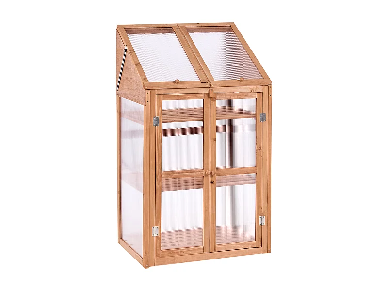 Serre de balcon VOLVERA Bois de sapin Marron clair 49 cm