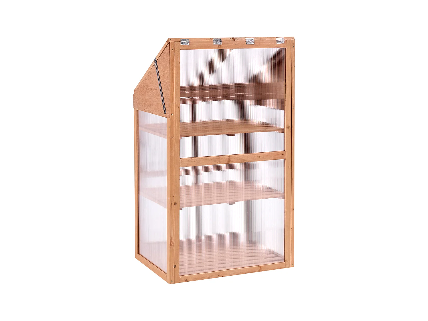 Serre de balcon VOLVERA Bois de sapin Marron clair 49 cm