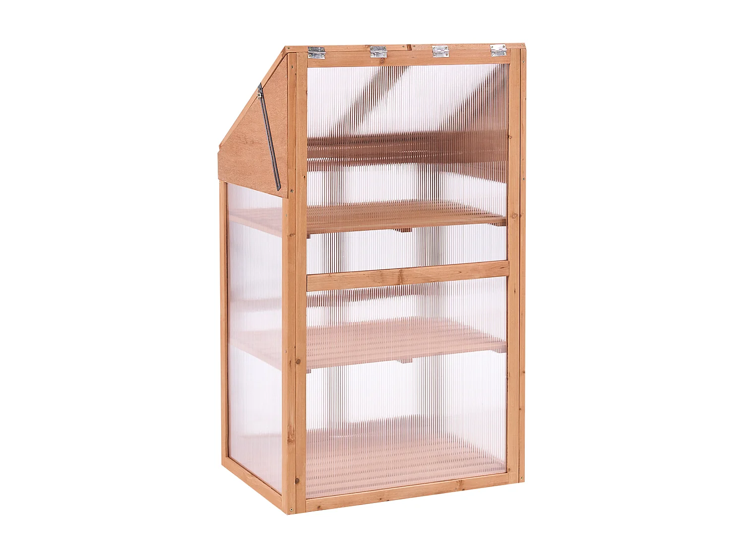 Serre de balcon VOLVERA Bois de sapin Marron clair 49 cm