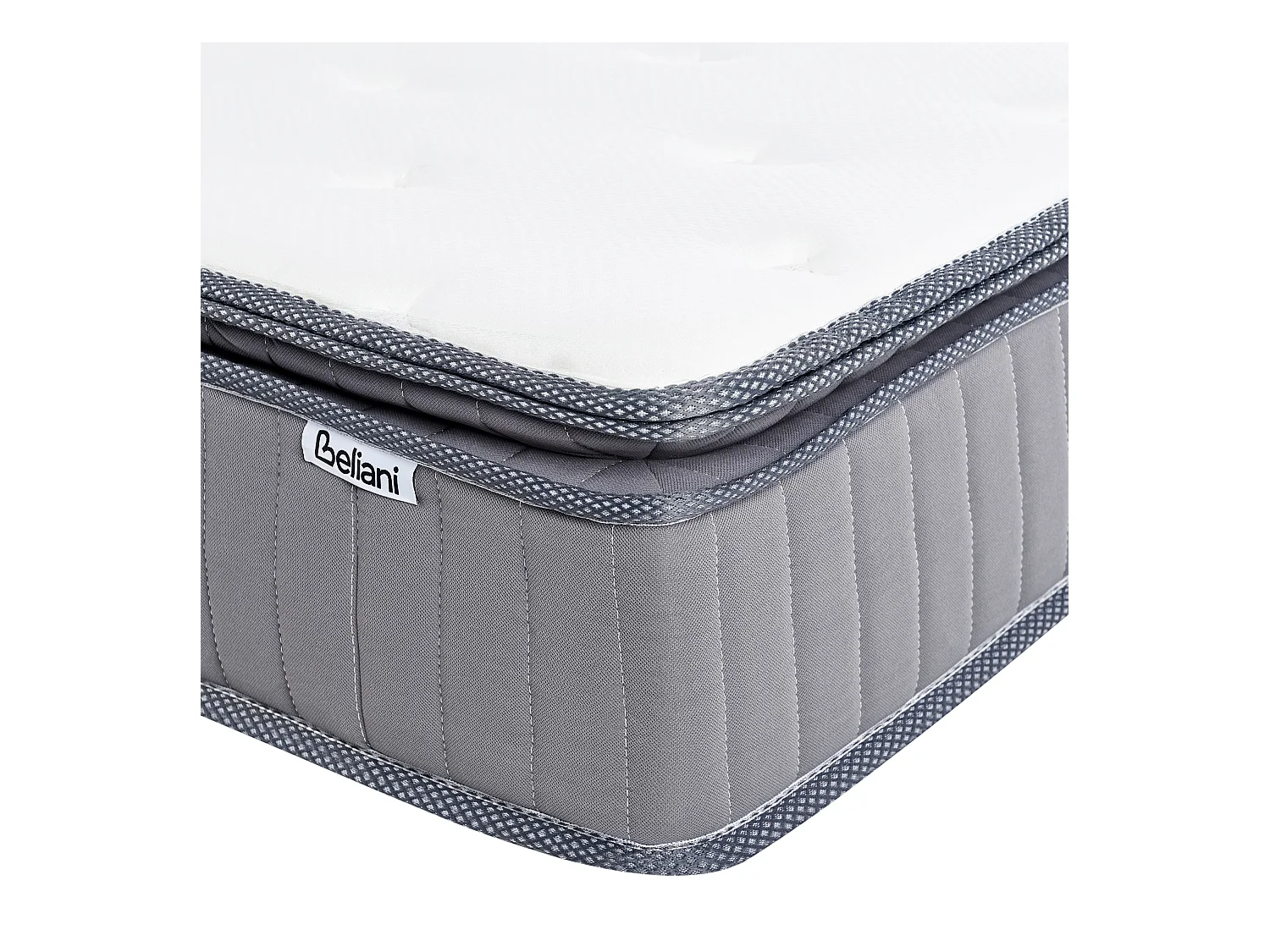Matelas à ressorts ensachés en mousse à mémoire de forme avec gel PLEASANT H3/4 Ferme 120 x 200 cm