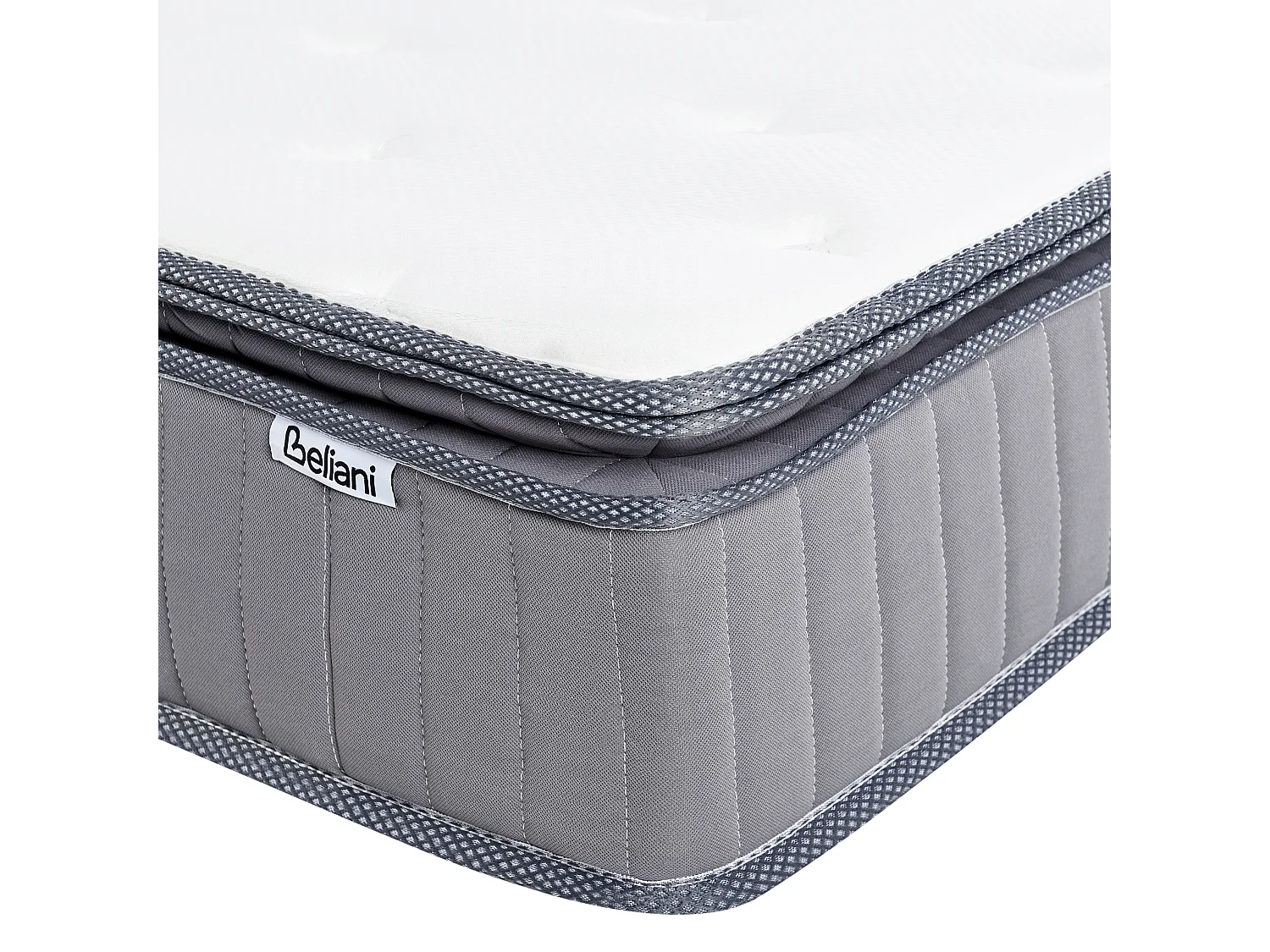 Matelas à ressorts ensachés en mousse à mémoire de forme avec gel PLEASANT H3/4 Ferme 120 x 200 cm