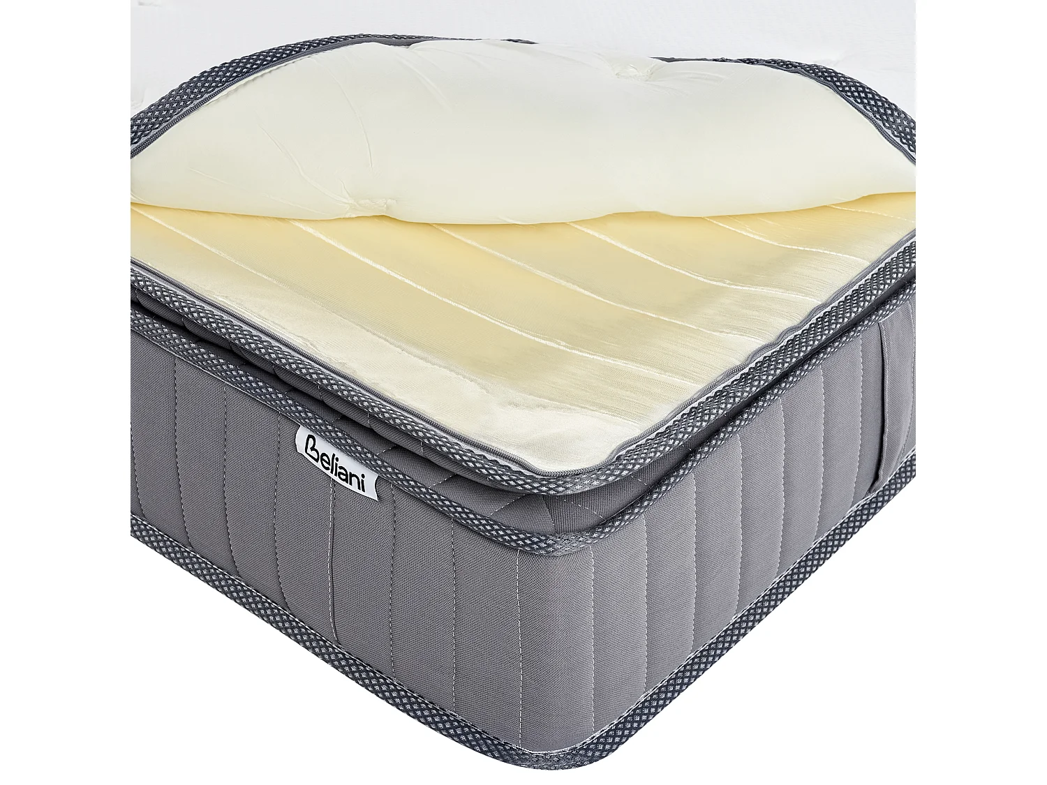Matelas à ressorts ensachés en mousse à mémoire de forme avec gel COOL HYBRID 7 PRO H3/4 Ferme 120 x 200 cm