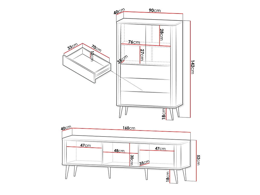 WOHNZIMMER-SET Marly 2-tlg Kaschmir / Graustein