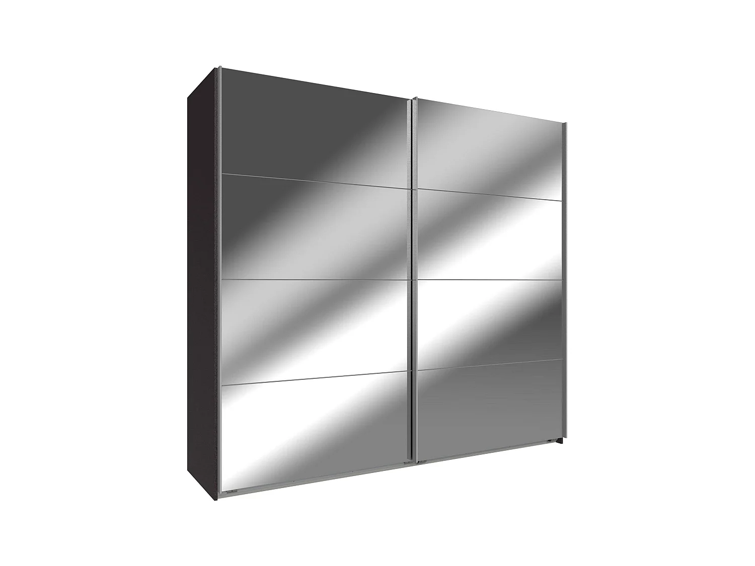 SCHWEBETÜRENSCHRANK Easy Plus graphit 225 / 65 / 210cm