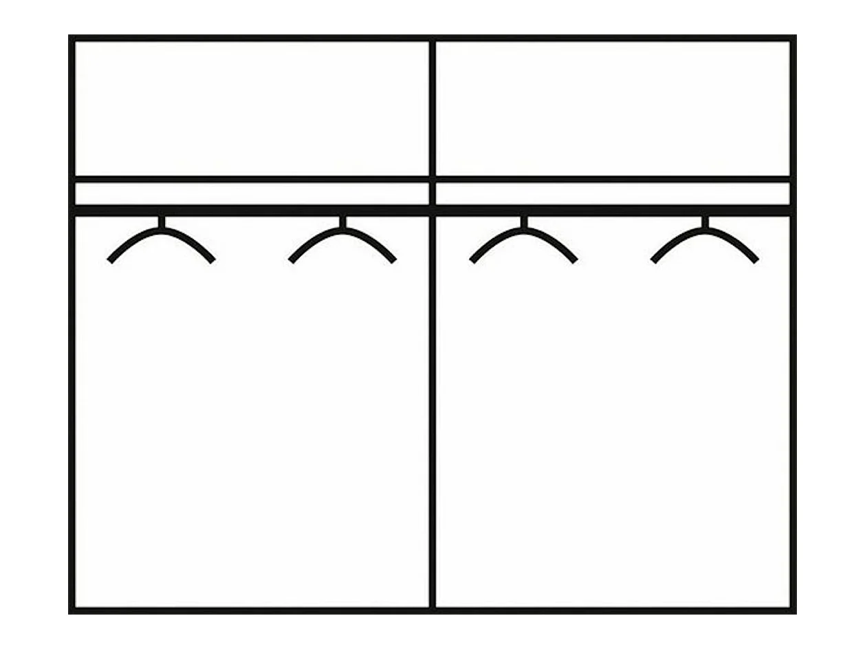 SCHWEBETÜRENSCHRANK Easy Plus graphit 225 / 65 / 210cm