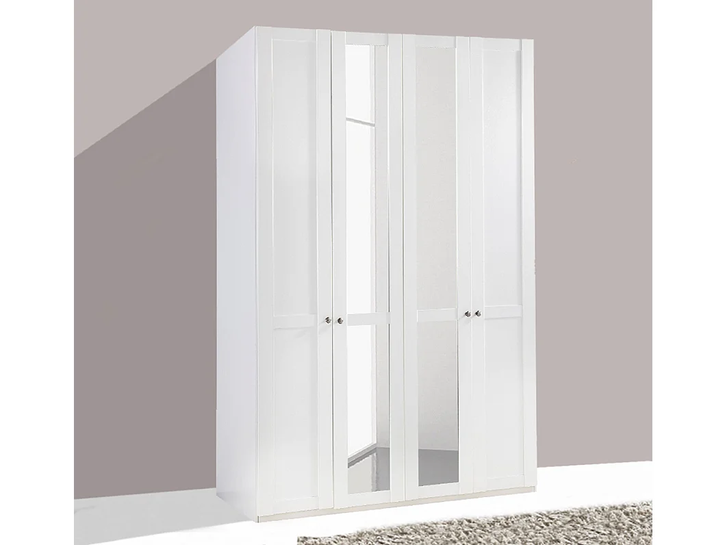 KLEIDERSCHRANK Newport weiß 180 / 58 / 236cm