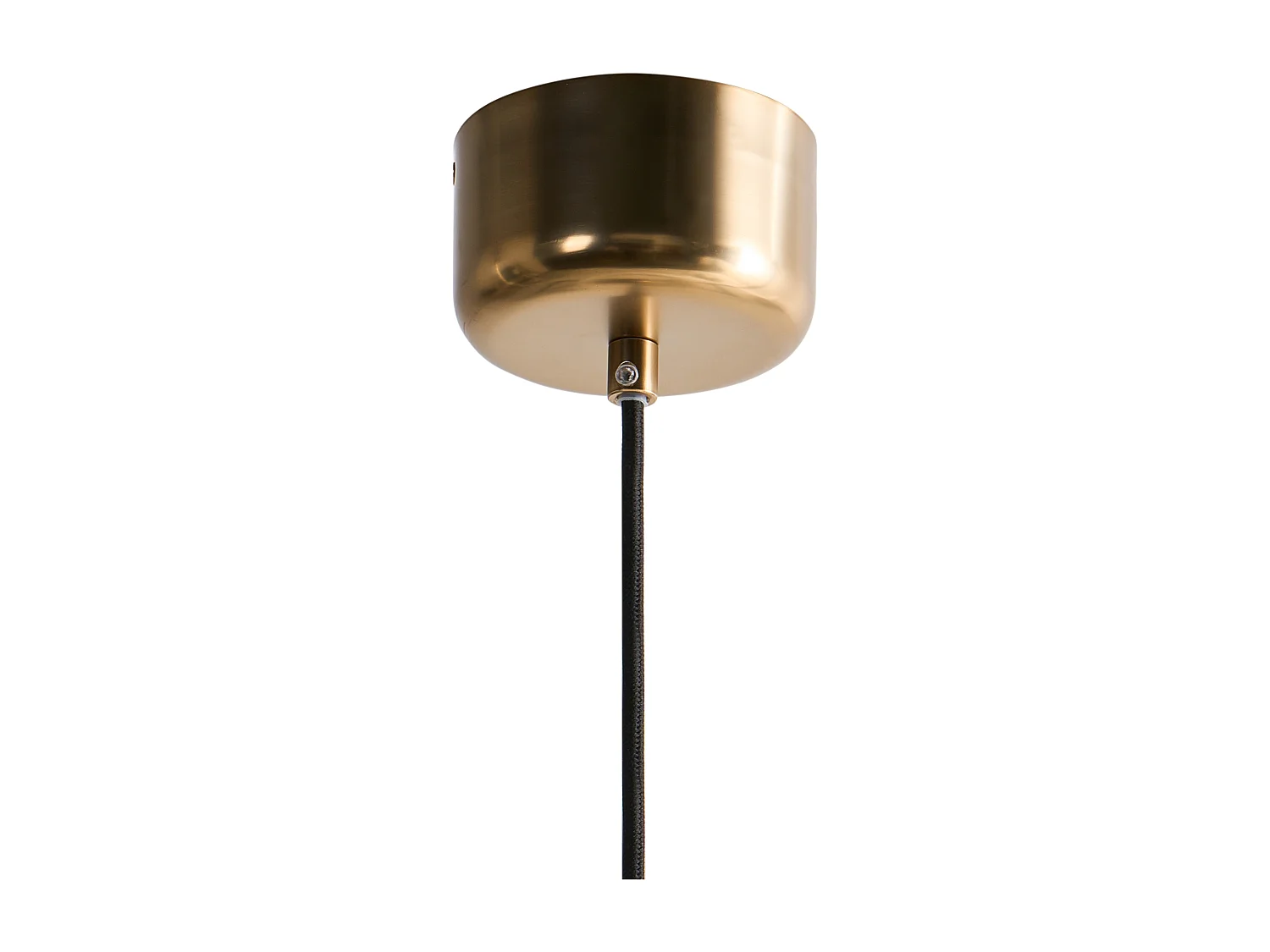 Lampe suspension LOKY Métal Laiton/beige