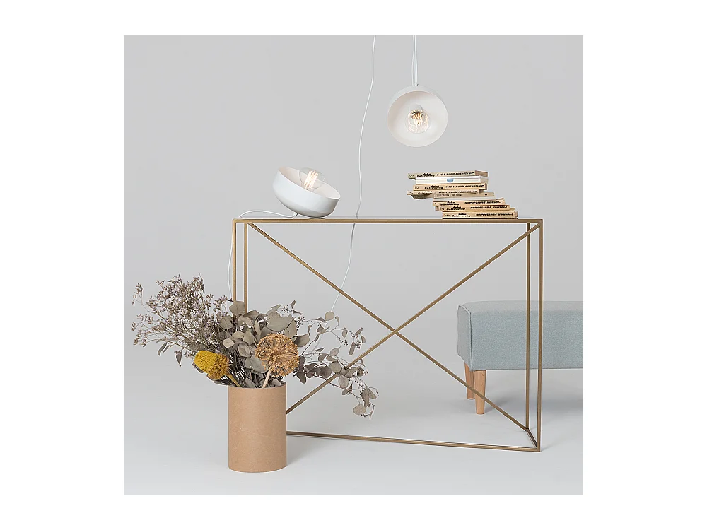 Lampe blanche POPO FLAT L 2