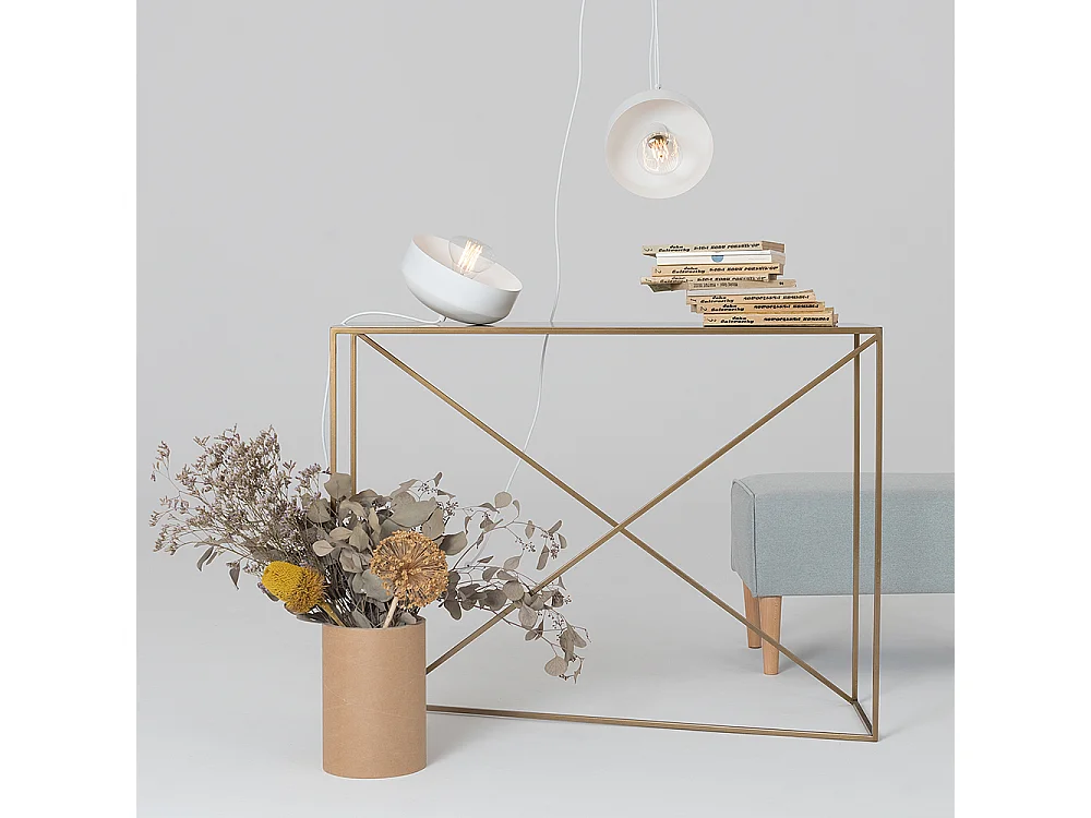 Lampe blanche POPO FLAT L 2