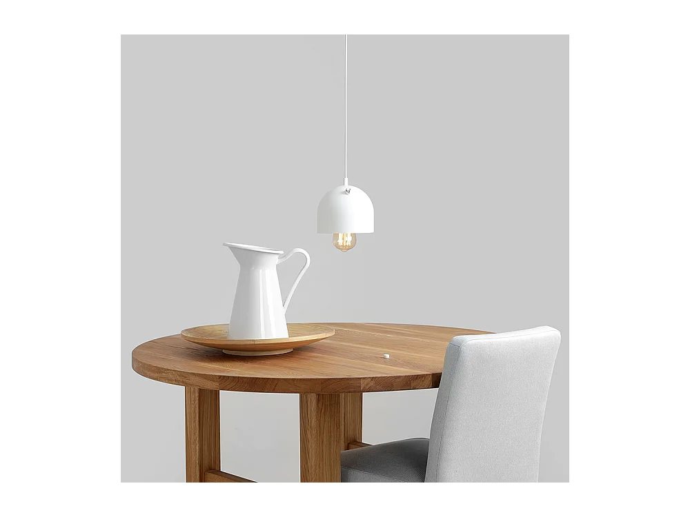 Deckenleuchte POPO 1, weiß, Ø 15 cm