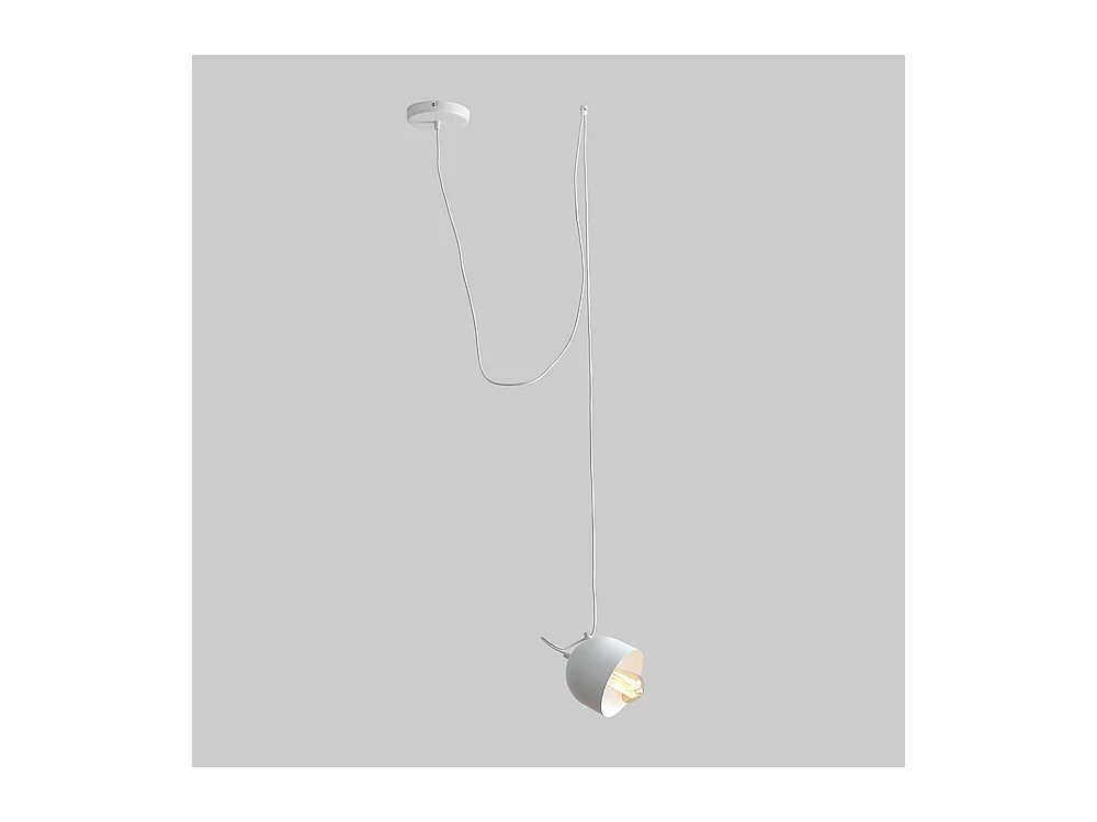 Deckenleuchte POPO 1, weiß, Ø 15 cm