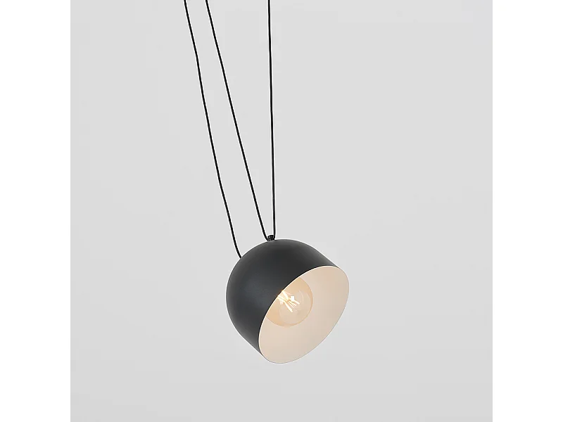 Lampe schwarz Popo L 1