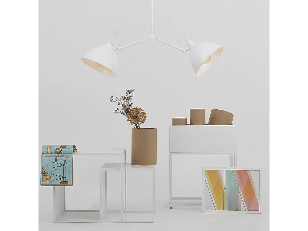 Lampe 1,04x1 m blanche Coben