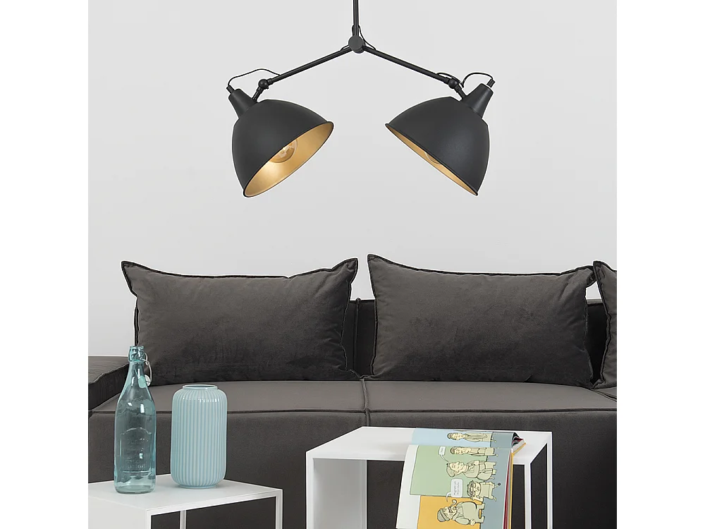 Lampe 1,04x1 m schwarz Coben