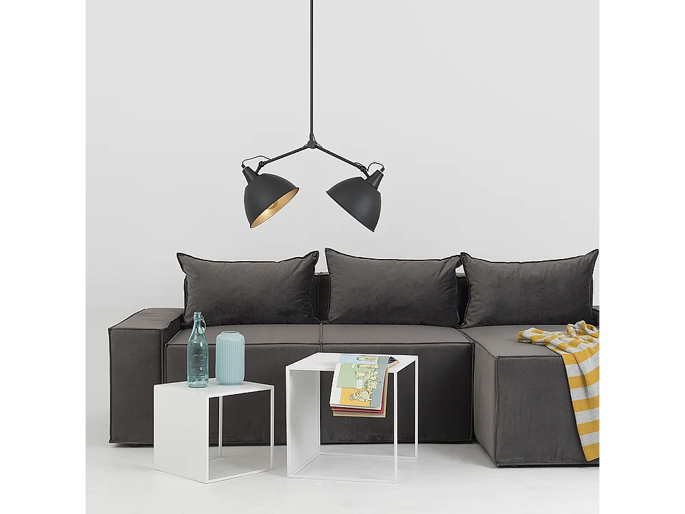 Lampe 1,04x1 m schwarz Coben