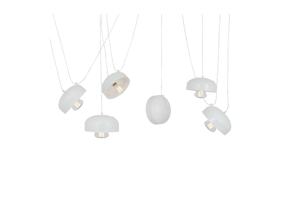 Lampe blanche Popo Flat L 6