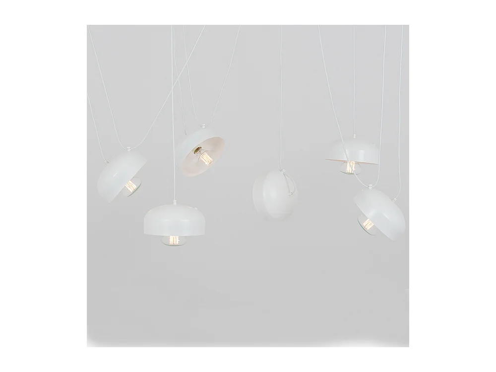 Lampe blanche Popo Flat L 6