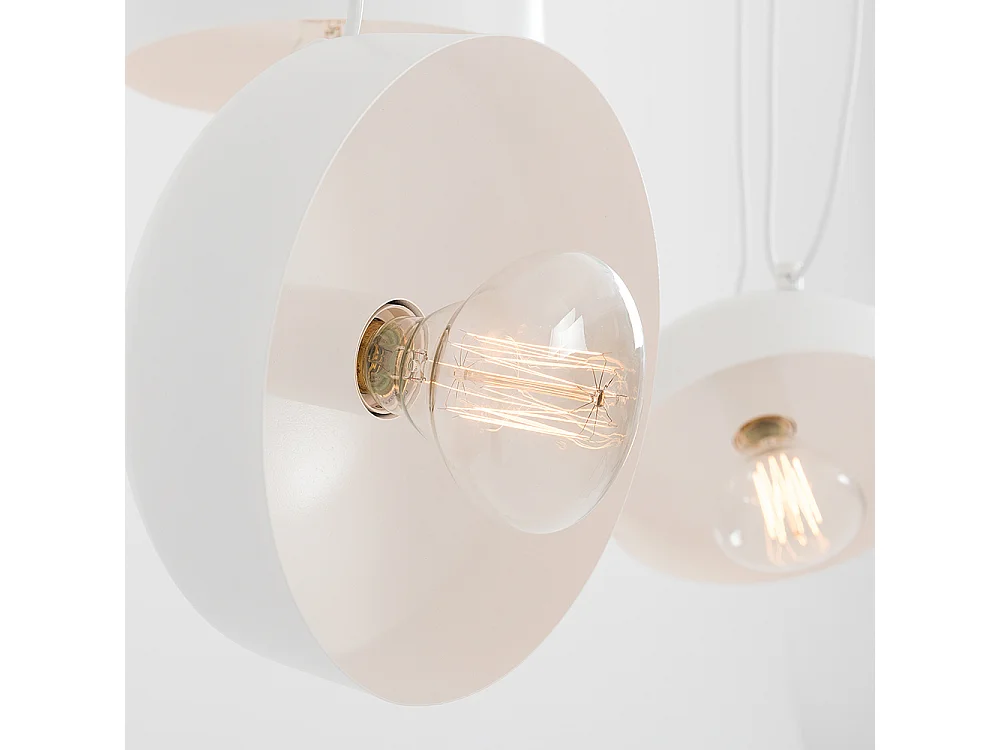 Lampe blanche Popo Flat L 6