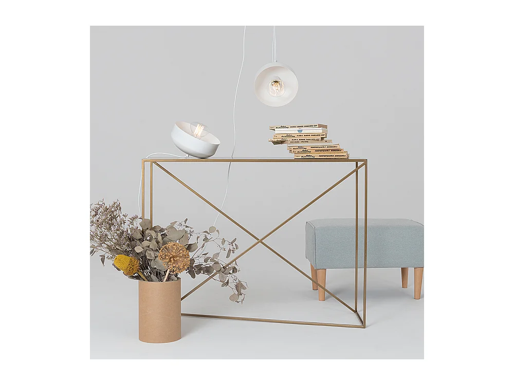 Kronleuchter 0,12 m weiß popo flach 2