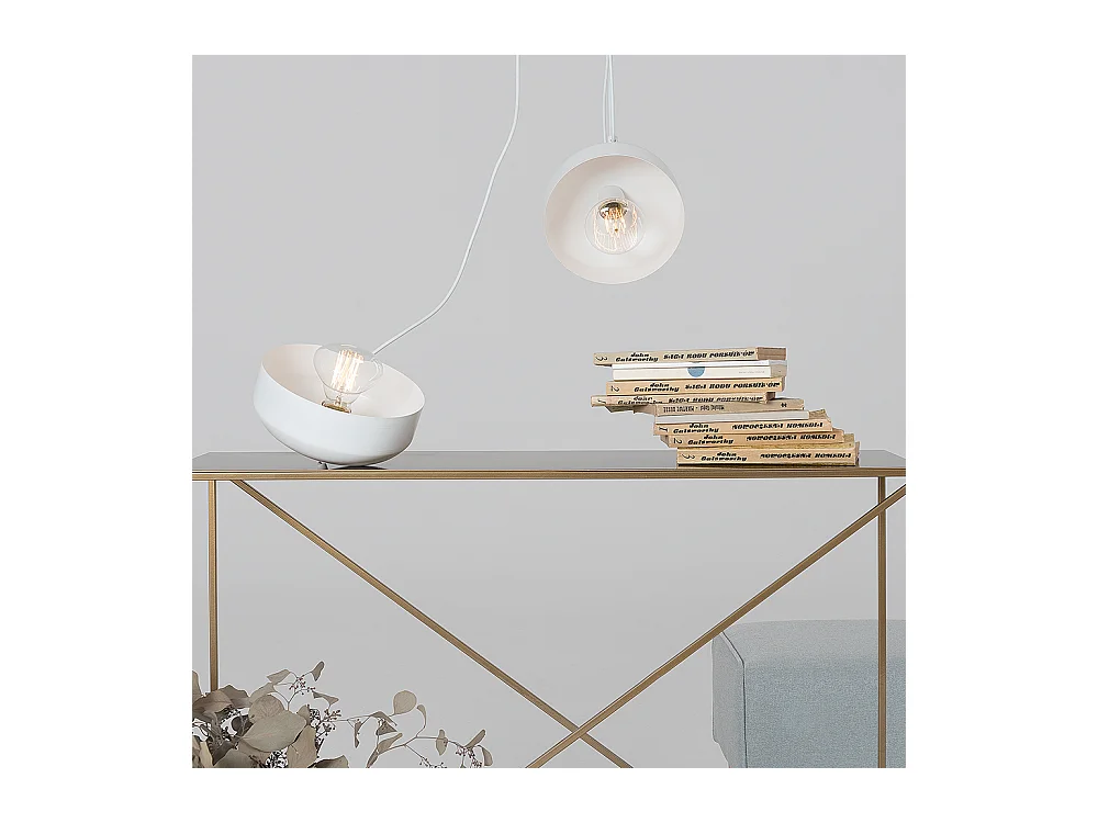 Kronleuchter 0,12 m weiß popo flach 2