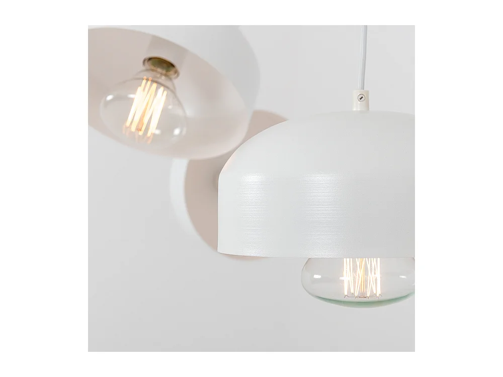 Lampe blanche Popo Flat L 4