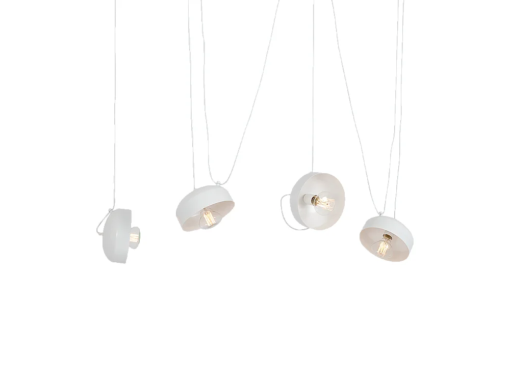 Lampe blanche Popo Flat L 4