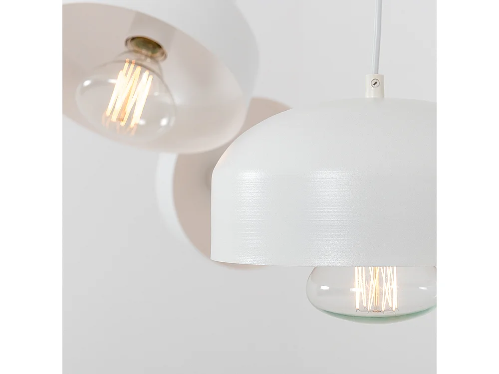 Lampe blanche Popo Flat L 4