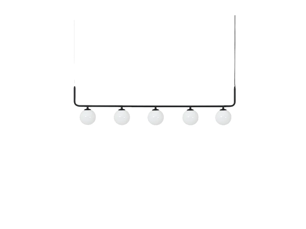 Lâmpada 1.42x0.33 m catkin preto