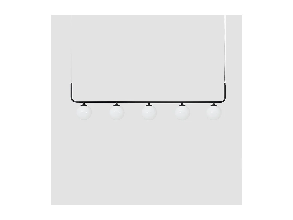 Lâmpada 1.42x0.33 m catkin preto