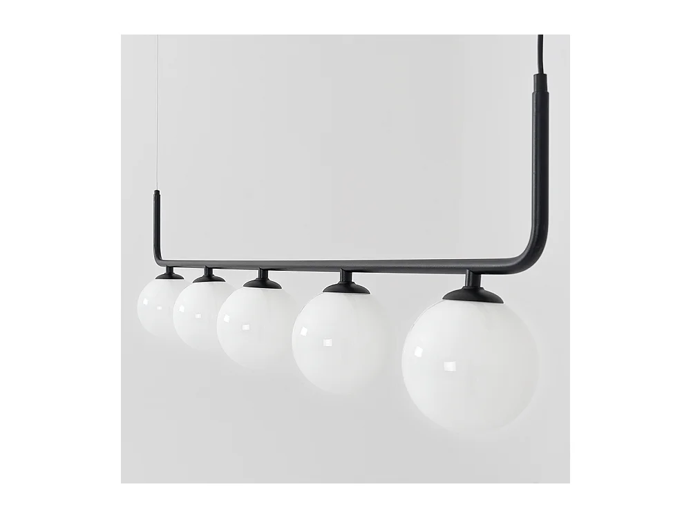 Lâmpada 1.42x0.33 m catkin preto