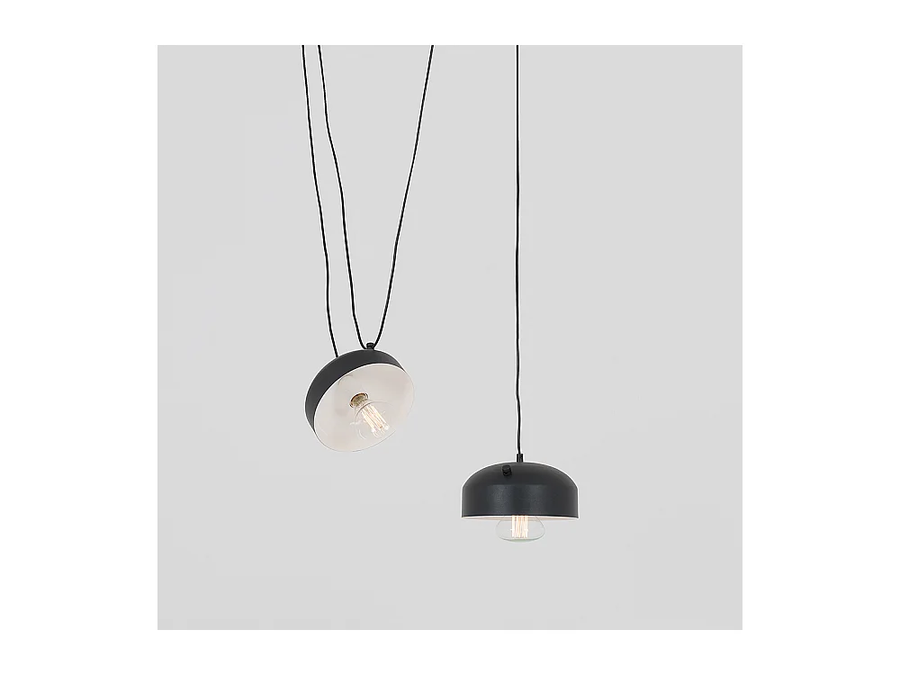 Lampe schwarz Popo flach 2