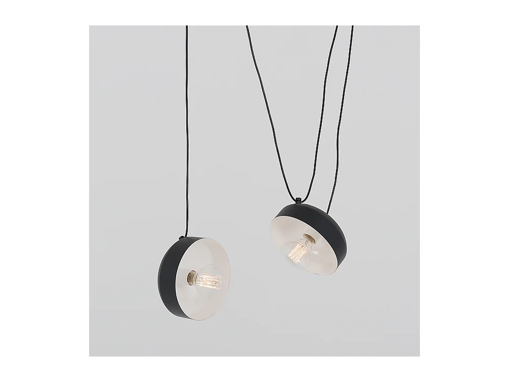 Lampe schwarz Popo flach 2